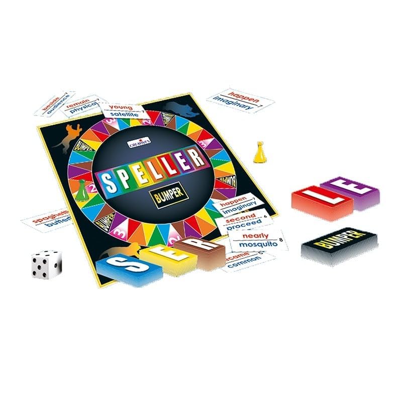 Creative's Speller Junior -New| Board Games| Fun Board Game for Kids| Educational Game for Boys & Girls | Birthday Gift for Girls & Boys | Game for 2-6 Players | Spelling Board Game | Ages 8 & up - Image 3