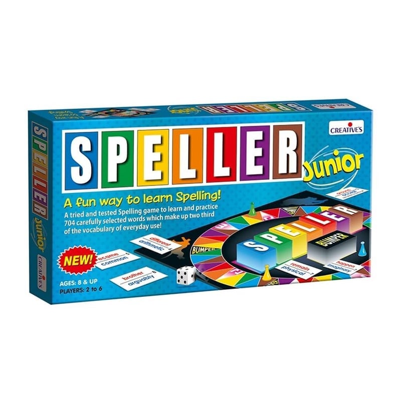 Creative's Speller Junior -New| Board Games| Fun Board Game for Kids| Educational Game for Boys & Girls | Birthday Gift for Girls & Boys | Game for 2-6 Players | Spelling Board Game | Ages 8 & up - Image 4