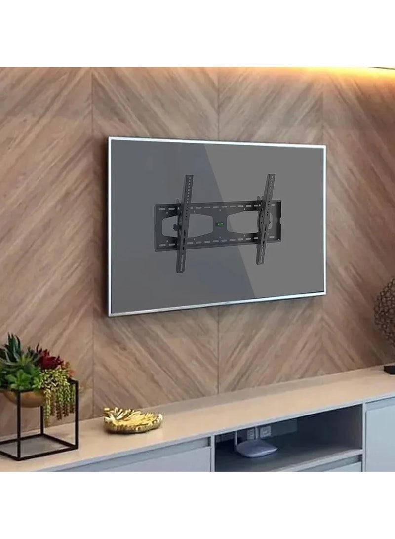 Skill Tech Tilt TV Wall Mount Bracket | Universal Adjustable Tilt Wall Mount for 32 to 65 Inch LED, LCD & Flat Panel TVs | Heavy-Duty Steel Frame with Anti-Glare Tilting Mechanism | Slim Low-Profile Space-Saving Design | Easy Installation Hardware Kit Included - Image 2