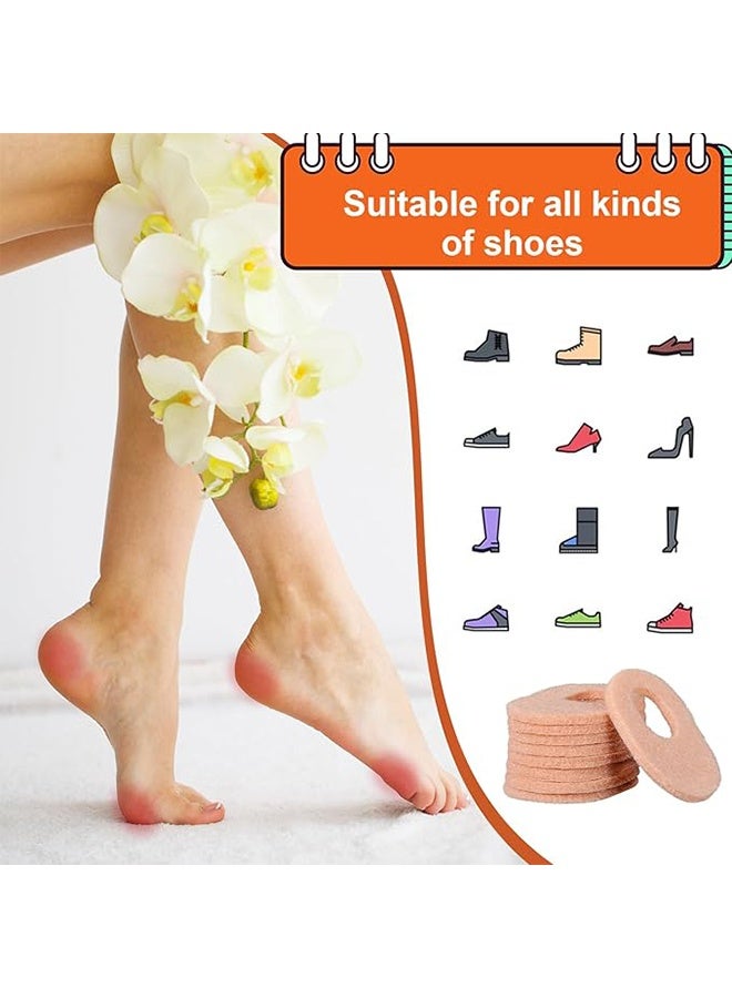 Generic 24 Pcs Oval Shape Felt Callus Pads, Self Stick Callus Corn Pad, Relief Pain From Calluses, Corns, Blisters, Foot Callus Pads, Foot Support Protector - Image 5