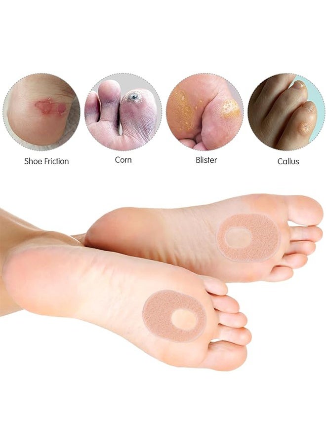 Generic 24 Pcs Oval Shape Felt Callus Pads, Self Stick Callus Corn Pad, Relief Pain From Calluses, Corns, Blisters, Foot Callus Pads, Foot Support Protector - Image 4