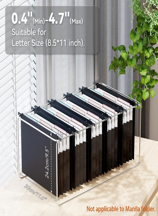ANSOOK Hanging File Folder Letter Size,6 Packs Extra Capacity Hanging File Folders with Tabs,5" Expanding Plastic Hang Folder,Accordion File Organizers,File Cabinet Folders for for File Frame & Box - Image 3