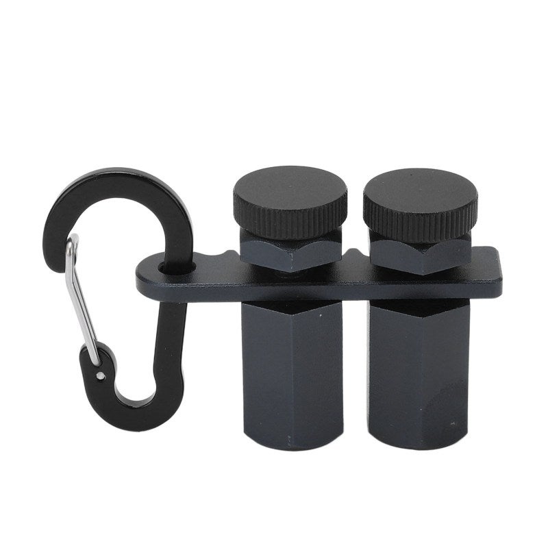 Stair Gauge: Aluminum Alloy Hex Flat Design - Non Slip Thumb Screws Woodworking Tool for Stair Longitudinal Beam And Rafter Layout - Image 1