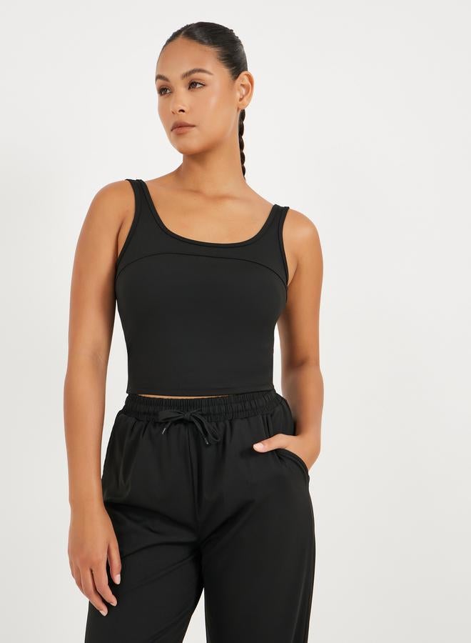 Styli Gymspire Edition - Label Cross Back Longline Sports Bra - Image 1