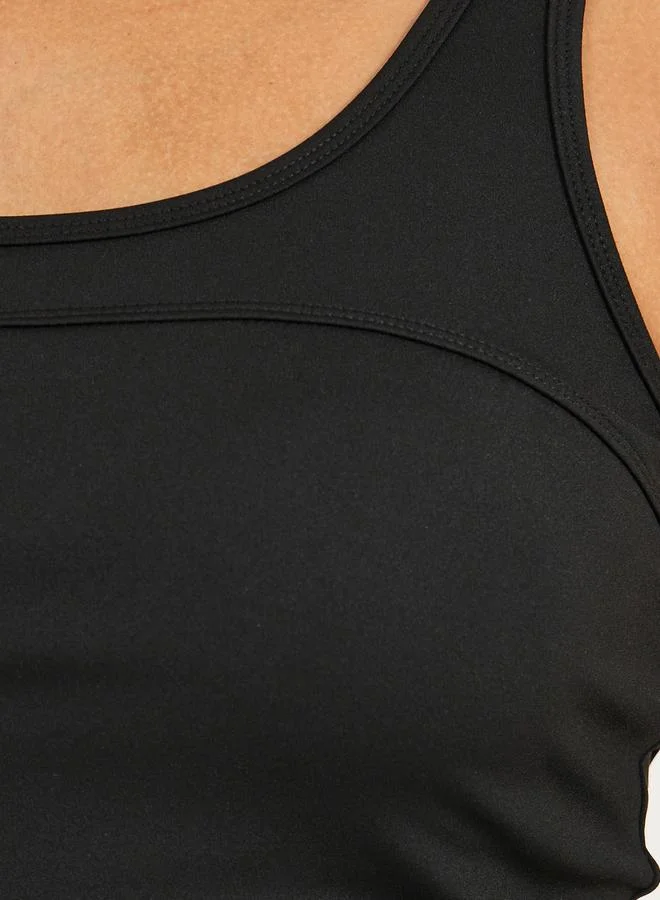 ستايلي Gymspire Edition - Label Cross Back Longline Sports Bra