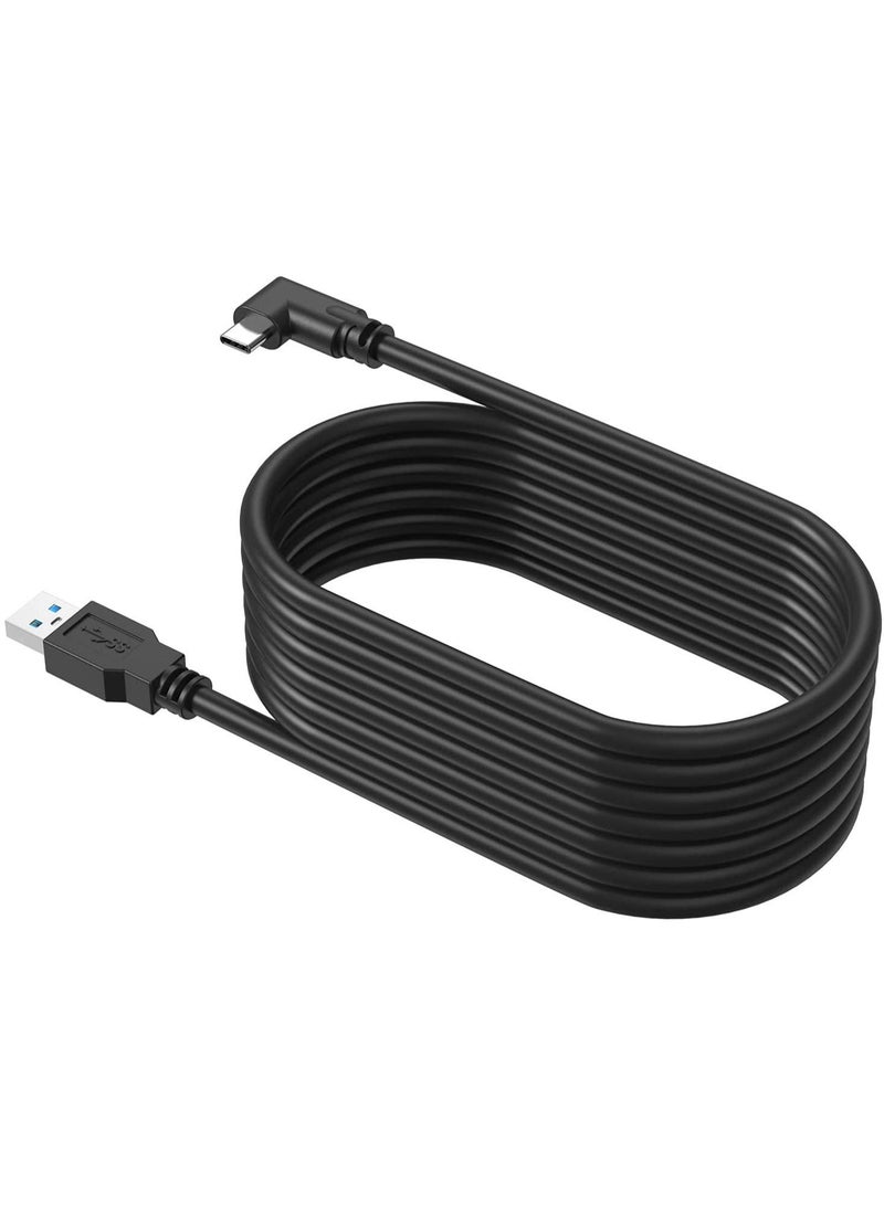USB C Cable 16 Feet/5 Meters, High Speed Data Transfer Fast Charging Oculus Link Virtual Reality Headset for Quest 2 by - Image 1
