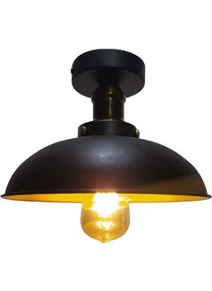 My Light Concept Mylights Retro Rustic Plophonier Ceiling Chandelier Black Inside Gold 