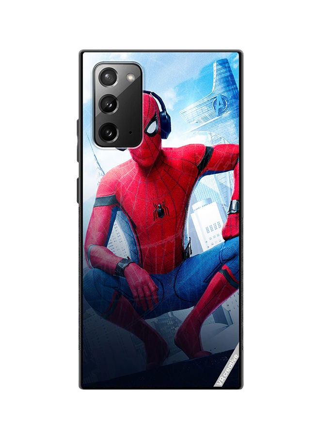 VR CREATIVE Protective Case Cover For Samsung Galaxy Note20 5G Spiderman Design Multicolour - Image 1