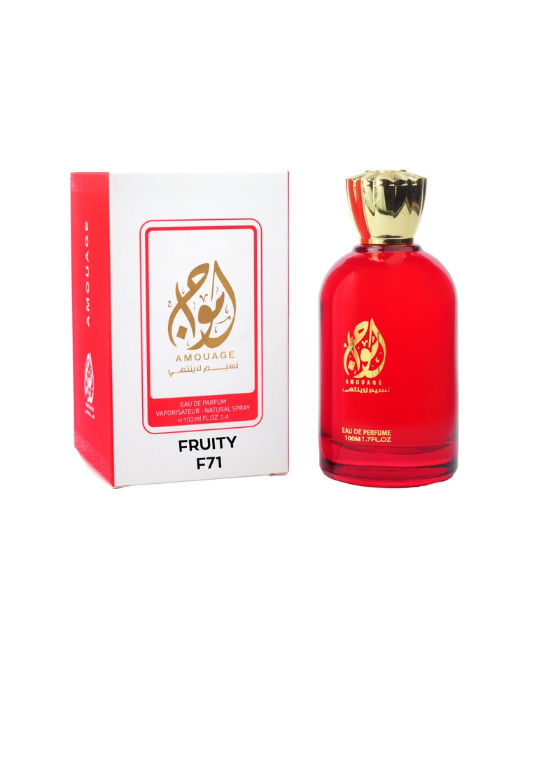 امواج للعطور فروتي F71 مستوحي من انكريدبل هوت للنساء او دي برفيوم 100مل