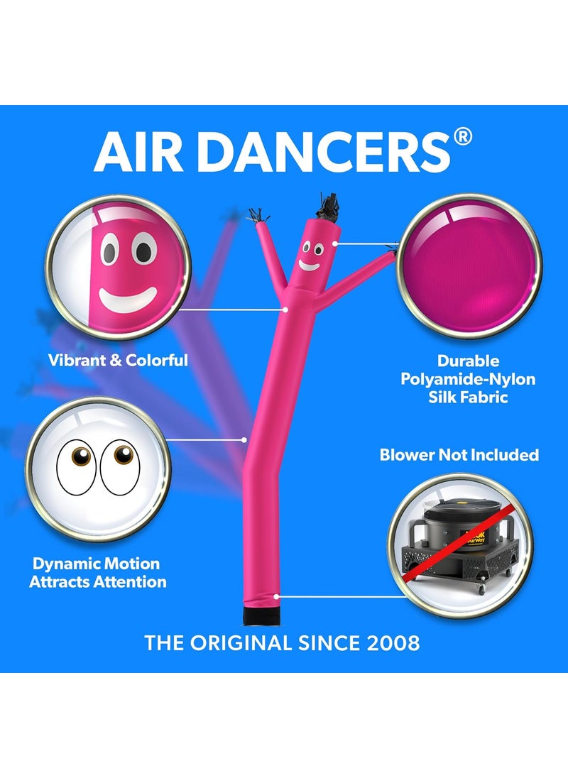 LookOurWay LookOurWay Air Dancers Inflatable Tube Man Attachment  20 Feet Tall Wacky Waving Inflatable Dancing Tube Guy for Business Promotion  Blower Not Included  Pink  - Image 2