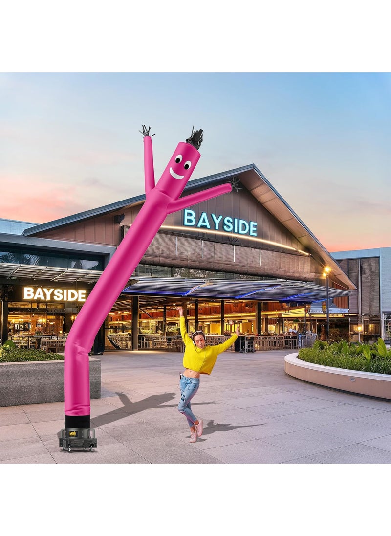 LookOurWay LookOurWay Air Dancers Inflatable Tube Man Attachment  20 Feet Tall Wacky Waving Inflatable Dancing Tube Guy for Business Promotion  Blower Not Included  Pink  - Image 4