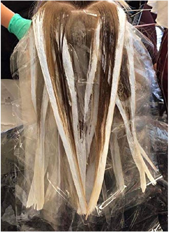 framar Clingfree Funked Up Film Saran Wrap For Balayage With Hair Bleach Hair Dye 300 Feet  - Image 5