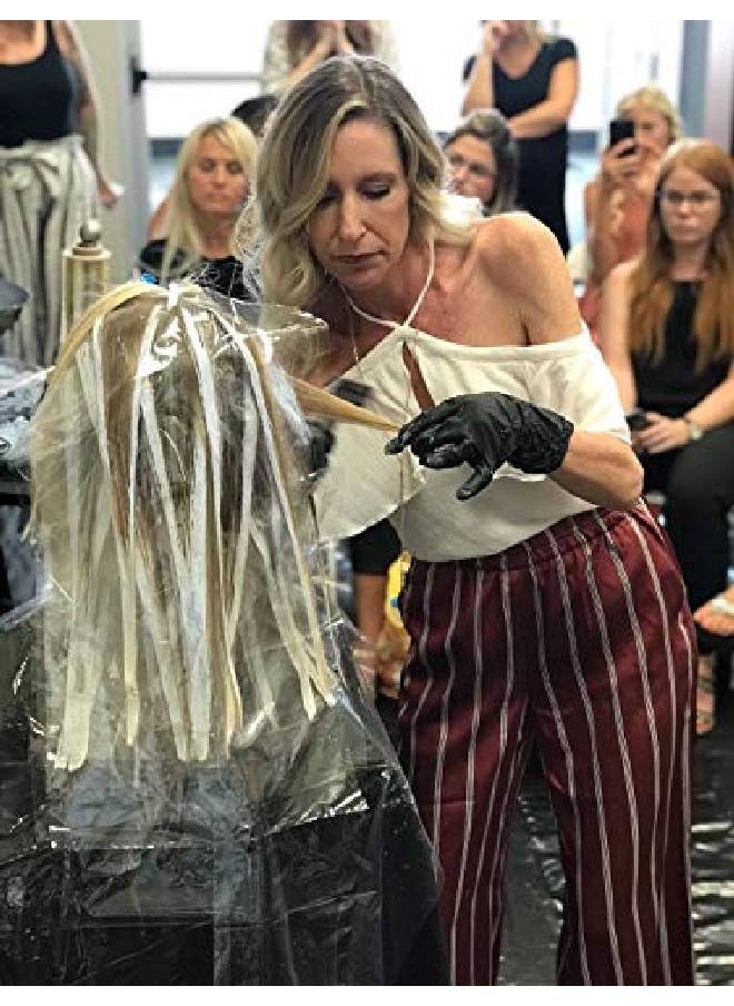 framar Clingfree Funked Up Film Saran Wrap For Balayage With Hair Bleach Hair Dye 300 Feet  - Image 4