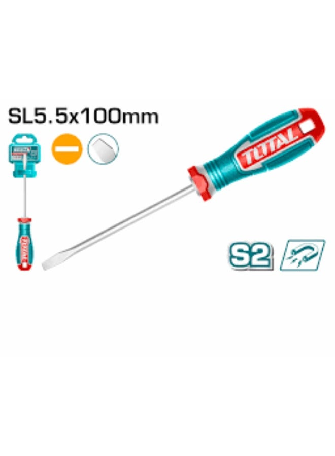 توتال مفك  عادي SL5.5*100 مغناطيس من توتال TSDSL5100