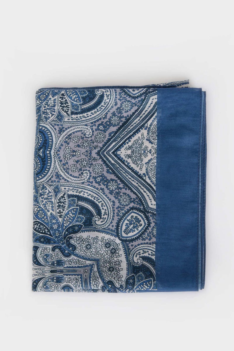 DeFacto Blue Woman Blue Scarfs Casual - Image 5