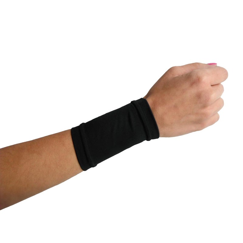 Tatjacket Tattoo Cover Up Concealer Sleeve, 2-PACK, Wrist or Instep coverage, UPF 50 Protection, Slip Free, for Men & Women (Unisex), BLACK, ONE SIZE - Image 1