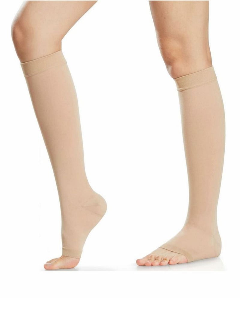HADASSAH HADASSAH Varicose Veins Medical Elastic Stockings Open Toe Thin XXL  - Image 2