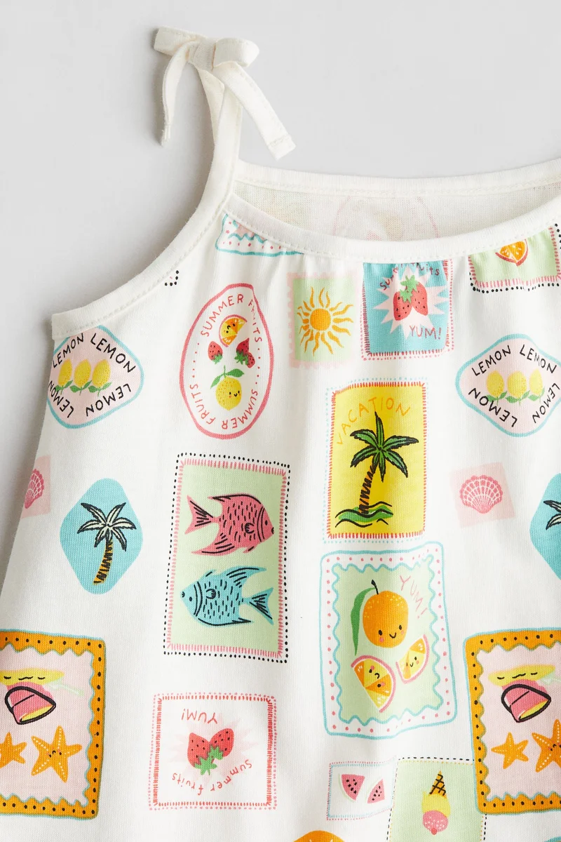 اتش اند ام فستان بطبعة