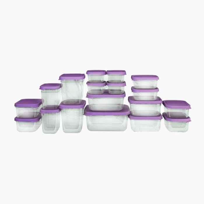 Aksa Mono Refrigerator Set 18 Pieces – Purple