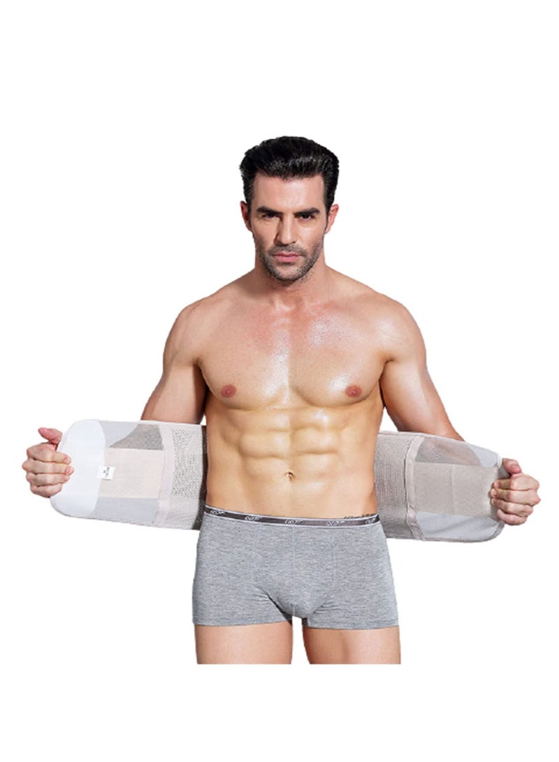 Y&D Neoprene Waist Trimmer Ab Belt for Men Trainer Corset Slimming Body Shaper Workout Sauna Hot Sweat Band, XXL - Image 3