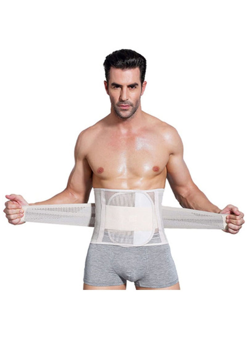 Y&D Neoprene Waist Trimmer Ab Belt for Men Trainer Corset Slimming Body Shaper Workout Sauna Hot Sweat Band, XXL - Image 1