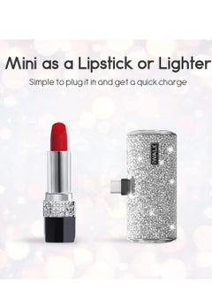 iWalk iWALK Small Portable Power Bank 4500mAh Power Bank, C-Type Diamond-Silver  - Image 3