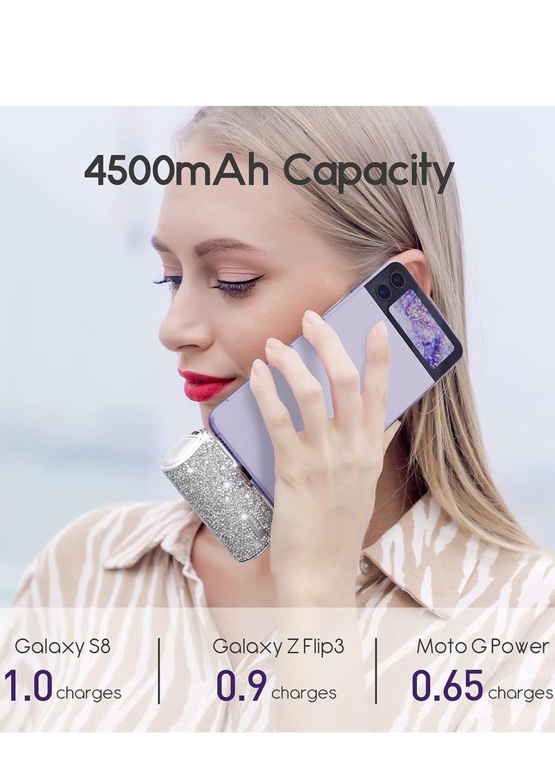 آيووك بنك الطاقة المحمول الصغير المحمول iWALK بنك الطاقة 4500 مللي أمبير في الساعة، من النوع C-ماسي-فضي - Image 4