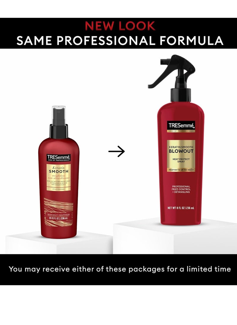 TRESemmé TRESemmé Keratin Smoothing Heat Protectant Spray 236ml 2 Pack  - Image 2