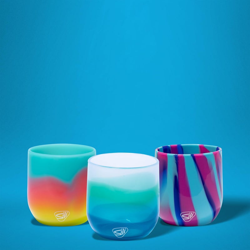 Silipint 12oz Stemless Silicone Wine Glass - BPA-Free Shatterproof Non-Toxic Dishwasher Safe Unbreakable Wine Glass - Perfect for Outdoor Picnics Camping Home Use (Mountain Air) - Image 5