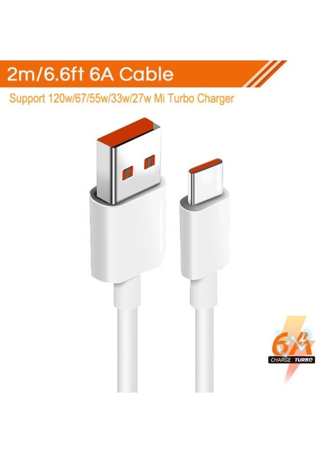 Generic For Xiaomi 11 12 13 Turbo Charger Cable 33W 67W 120W Fast