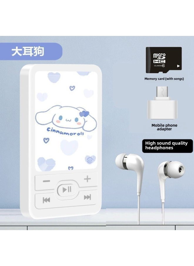 Students Listen To Music Mp3 Walkman High School Students Boys And Girls Mini Portable Sports Music Player Changmai-Body Color:A1 Big Eared Dog-Memory Capacity:Downloader Typec - Image 1