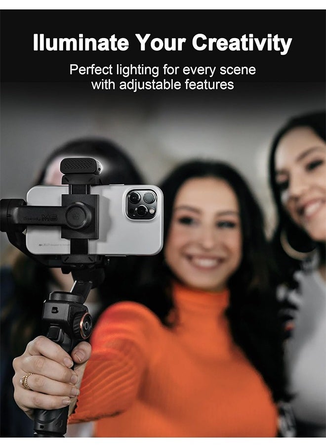 hohem - hohem iSteady M6 Kit Gimbal Stabilizer for Smartphone, 3-Axis Phone Gimbal with AI Tracking, Magnetic Fill Light, 18H Long Lasting Battery Stabilizer for iPhone & Android, Ideal for Video Recording - Image 1