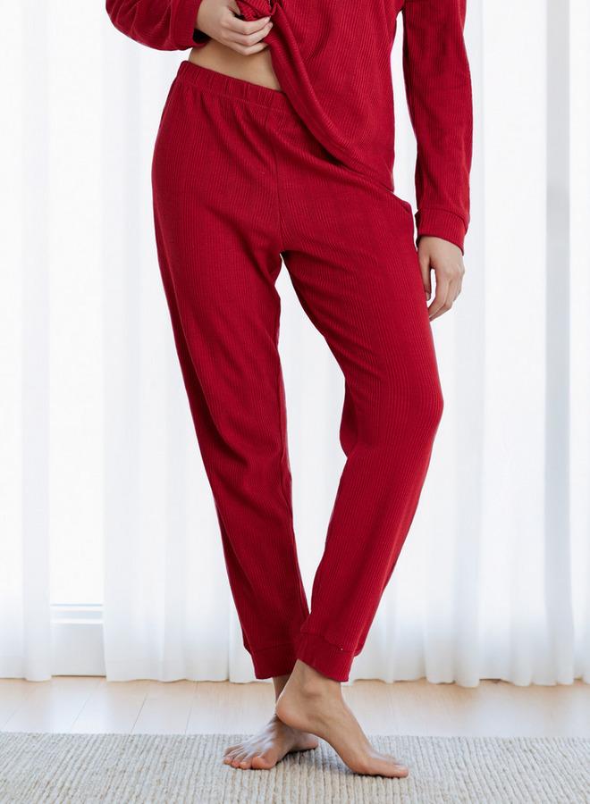 سبلاش فيڤ طقم بيجامة بنقشة الوافل - Image 3