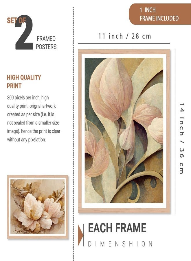 ARTELLY Decorative Big Size Wall Painting For Living Room Bedroom Drawing Room Decor - Framed Wall Painting For Home/Wall Decoration Set of 4 Office Decor Photo Frames Gifts (Art Deco, 4) - Image 2