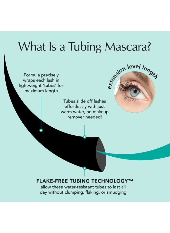 Thrive Causemetics Liquid Lash Extensions Mascara, Tubing Thrive Mascara Lengthening, Volumizing & Curling, Smudge Proof, Washable, No Clumping or Flaking, Vegan & Cruelty Free, Brynn (Rich Black) - Image 3