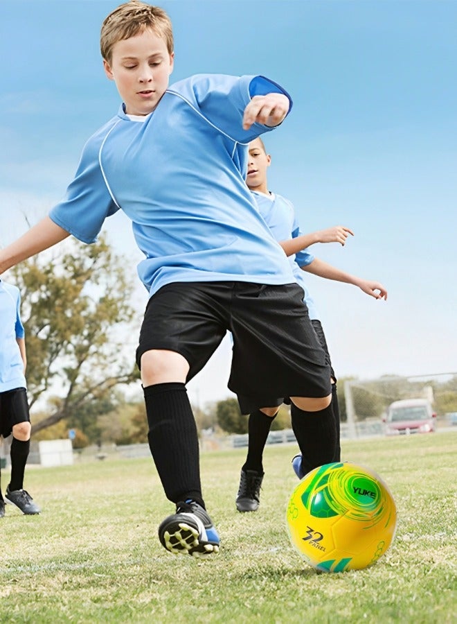 GROIC Sports Soccer Balls Official Size 5 Traditional Soccer Balls Size for Kids and Adult Training Ball Official Match Football Balls with Pump, Outdoor & Indoor Match or Game - Image 5