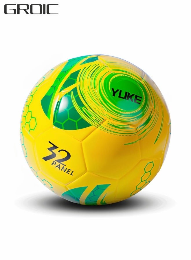 GROIC Sports Soccer Balls Official Size 5 Traditional Soccer Balls Size for Kids and Adult Training Ball Official Match Football Balls with Pump, Outdoor & Indoor Match or Game - Image 1