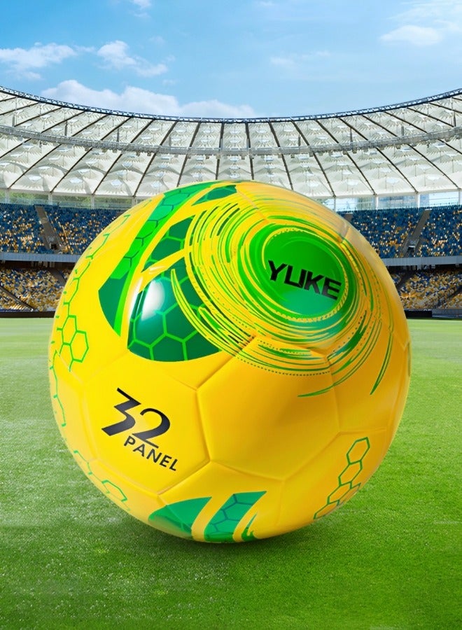 GROIC Sports Soccer Balls Official Size 5 Traditional Soccer Balls Size for Kids and Adult Training Ball Official Match Football Balls with Pump, Outdoor & Indoor Match or Game - Image 2
