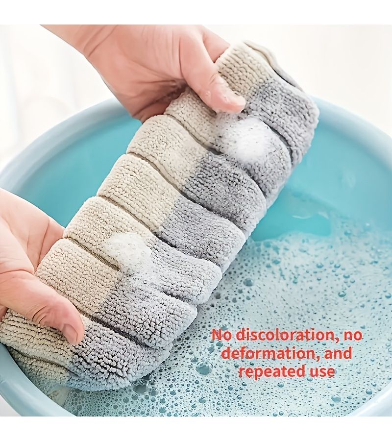 2pcs Set 1pcs Dual Color Thickened Toilet Seat Cushion Cover With Hook Soft Comfortable Warm Non Slip Washable Quick Dry Durable Lint Free Easy Clean - Image 3