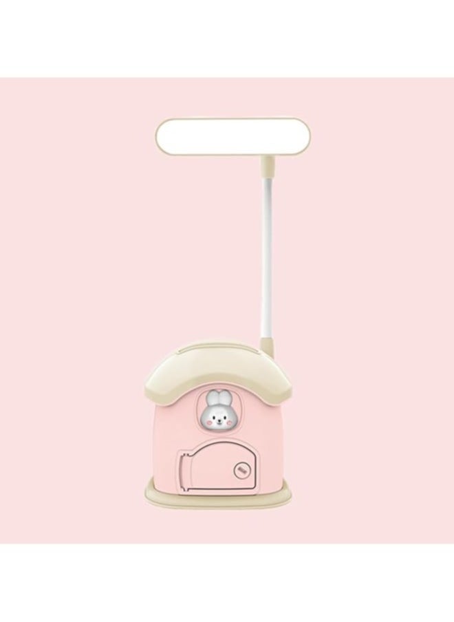 Generic Multi Functional Mini Desk Lamp, Student Eye Protection, USB Rechargeable Children's Savings Can, Three Speed Adjustable Cartoon Desk Lamp  - Image 1
