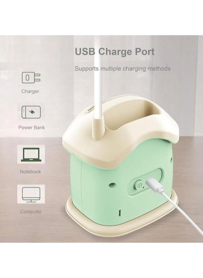 Generic Multi Functional Mini Desk Lamp, Student Eye Protection, USB Rechargeable Children's Savings Can, Three Speed Adjustable Cartoon Desk Lamp  - Image 5