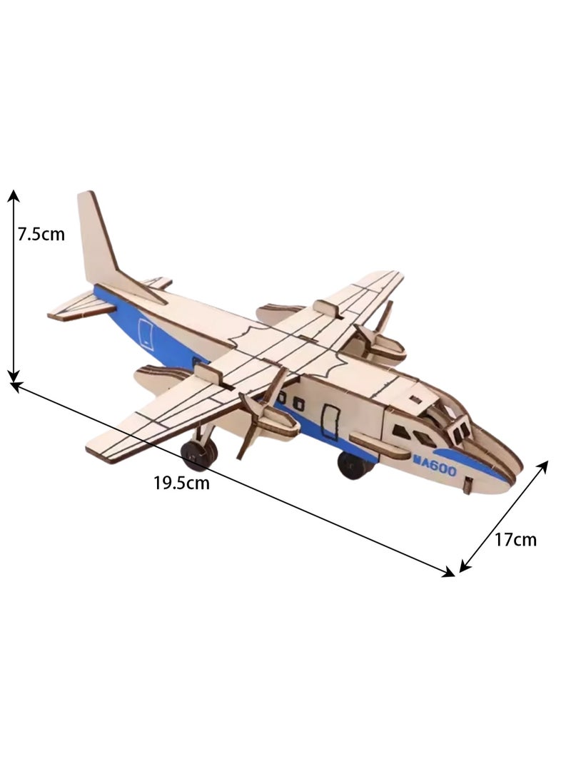 Wooden Puzzle 3D Model Building Blocks Assembly Toy For Boys (Shenzhou 600) - Image 2