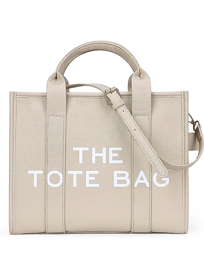 JQWSVE Canvas Tote Bags for Women Handbag Tote Purse with Zipper Canvas Crossbody Bag for Office, Travel, School - Image 1