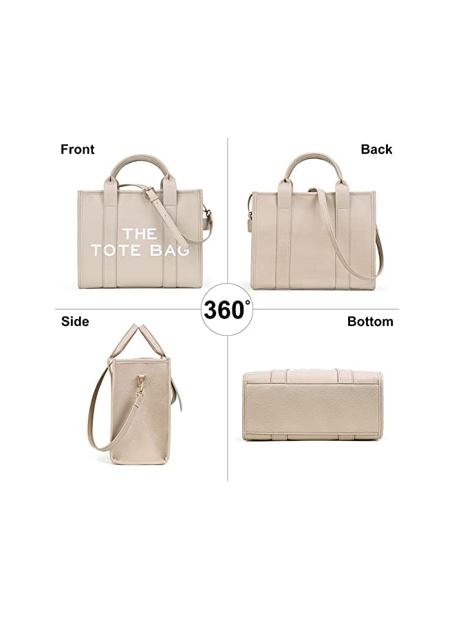 JQWSVE Canvas Tote Bags for Women Handbag Tote Purse with Zipper Canvas Crossbody Bag for Office, Travel, School - Image 2