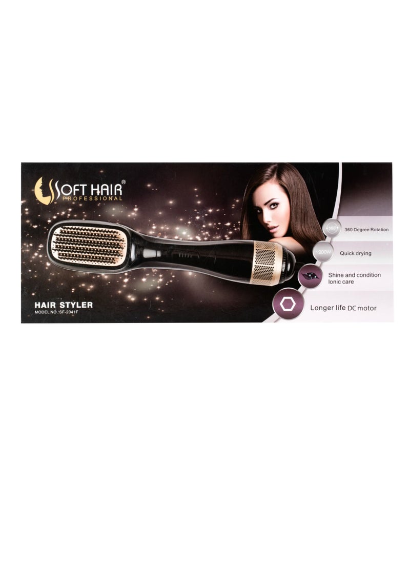 Original 3 in 1 Professional Soft Hair Styler Brush 1200 Watt