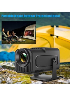 XIPH Portable HD Projector - Support 4K - Smart Projector with 5G Dual-band Wifi and Bluetooth 5.0 - Mobile Home Theater - Compatible With Android/iOS/Windows/TV Stick/HDMI/USB  - Image 3