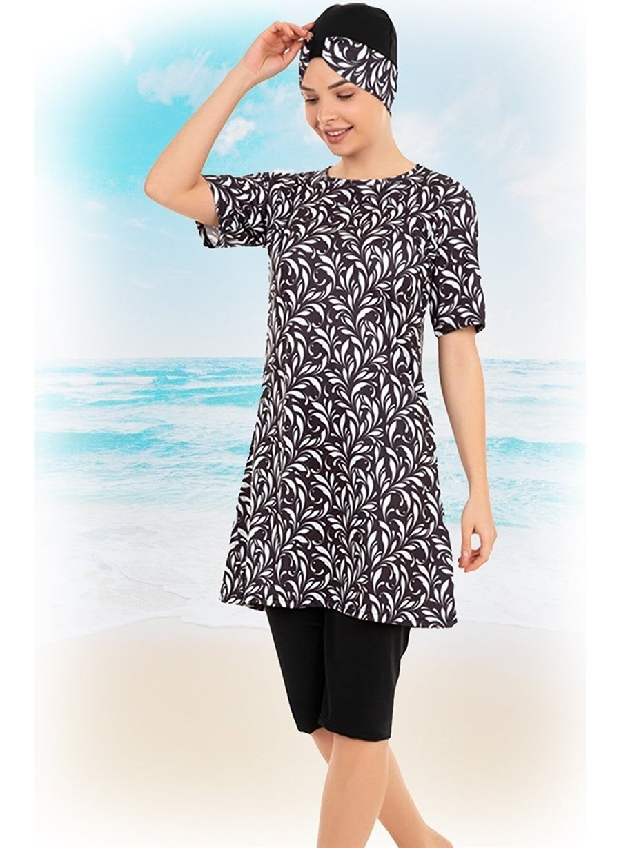 Form Angel Formangel 1604-17 Short Sleeve Hijab Swimsuit 
