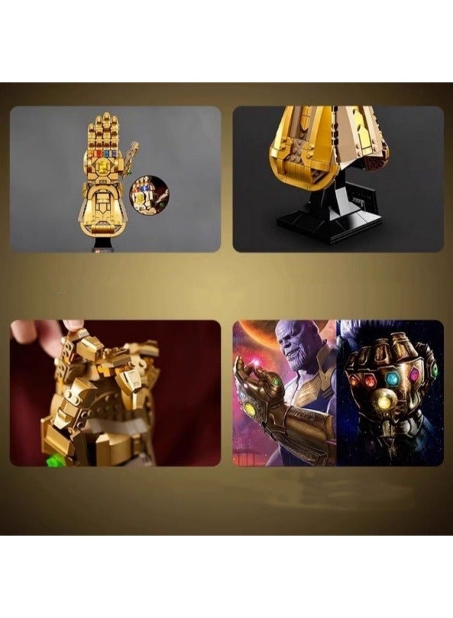 Avengers Marvel Slayer Infinite Gloves Small Particle Building Blocks Toys Children's Educational Game Accessories Assembled Game Gifts for Family and Friends  - Image 4