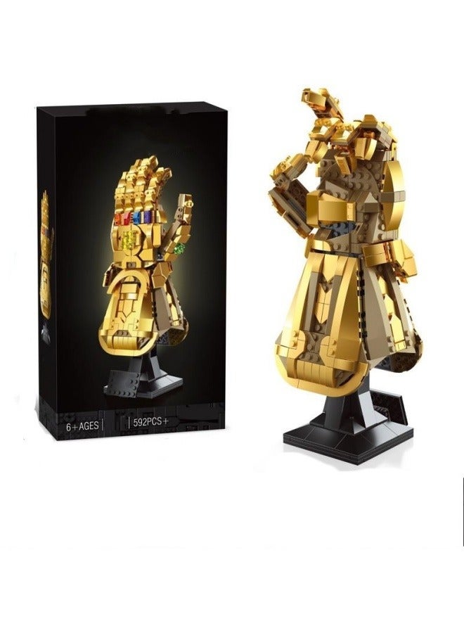 Avengers Marvel Slayer Infinite Gloves Small Particle Building Blocks Toys Children's Educational Game Accessories Assembled Game Gifts for Family and Friends  - Image 2
