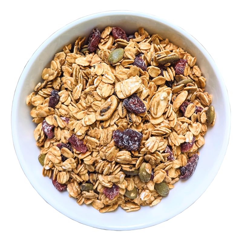 thenibblebox Peanut Butter & Berries Granola 500g Jar [38% Dry Fruits,Gluten Free. Vegan Friendly. All Natural.] - Image 5